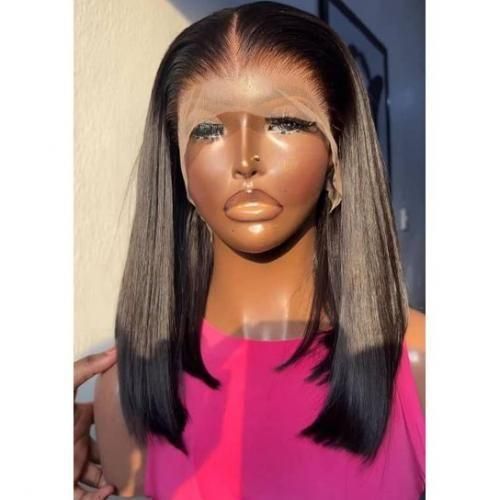 Mirror Bone Straight Bob Mid Part Full Frontal Wig 12 Item | Buy Mirror Bone Straight Bob Mid Part Full Frontal Wig 12 | SPOP Enterprise Global